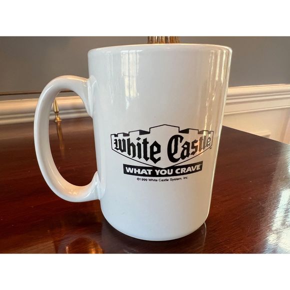 Vintage White Castle Hamburger Ceramic Coffee Mug 15,629,162 Cups of Coffee - Picture 3 of 4